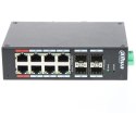 SWITCH POE HS4412-8ET-120 8-PORTOWY + 4 x SFP DAHUA