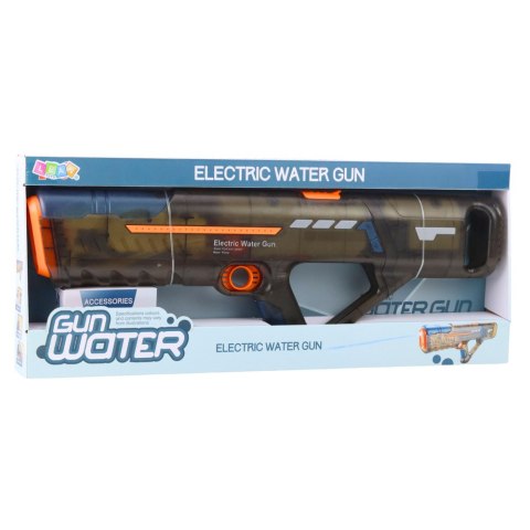 Elektryczny Pistolet Karabin Na Wodę Akumulator Przeźroczysty Czarny 55 cm