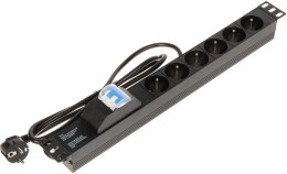Listwa zasilająca 6 gniazd PD-6/R-2P
