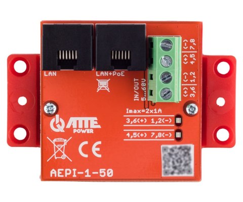 ADAPTER ZASILANIA POE AEPI-1-50 ATTE
