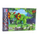 Klocki Konstrukcyjne Dinozaur Dilophosaurus Zielony 269 el.
