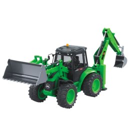 Koparko Ładowarka Zdalnie Sterowana RC Światła Dźwięk Zielona Huina 1:14