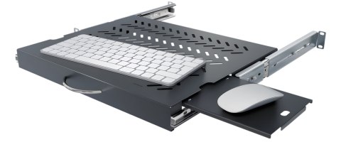 REGULOWANA SZUFLADA DO KLAWIATURY I MYSZKI RSR-F2-19-1U-350B-KM STALFLEX
