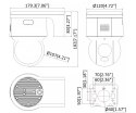 KAMERA IP OBROTOWA ZEWNĘTRZNA DS-2DE3A400BW-DE F1 T5 PL AcuSense - 4 Mpx 4 mm Hikvision