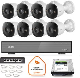 Zestaw monitoringu Imou 8x kamera PS3E-8Q0 8MP POE