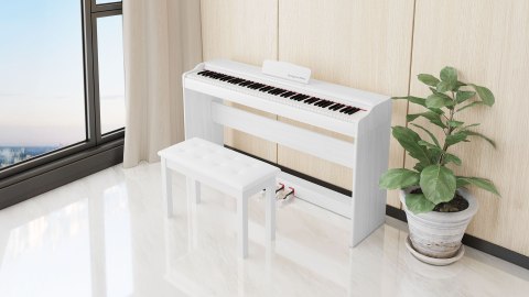 Pianino cyfrowe Kruger&Matz KMDP-105 , kolor biały