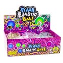 Elastyczna Piłka Do Odbijania Z Kauczuku Konfetti Motyl Świeci Mix 9 cm