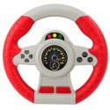 Kierownica Interaktywna Symulator Jazdy Światła Dźwięki Czerwona