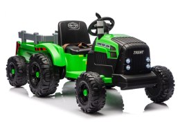 Traktor Na Akumulator CH9959B Z Przyczepą Jasno Zielony 24V