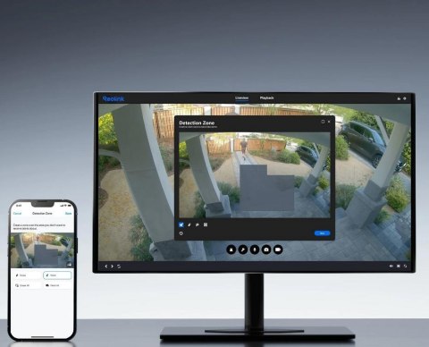 Kamera IP Reolink P330 8Mpix POE P2P IR 30m czarna