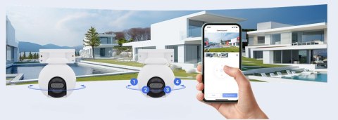 Zestaw do monitoringu Wi-Fi EZVIZ 4x H80x Dual 4K 8MP+2MP 4mm