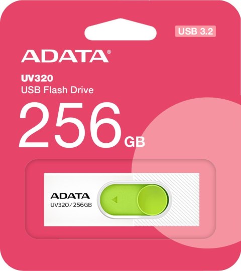 Adata Pendrive UV320 256GB USB 3.2 Gen1 Biały