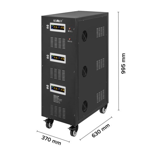 Automatyczny trójfazowy stabilizator napięcia KEMOT PROavr-60k