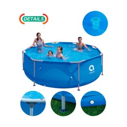 Basen stelażowy AVENLI okrągły 305x76 zestaw