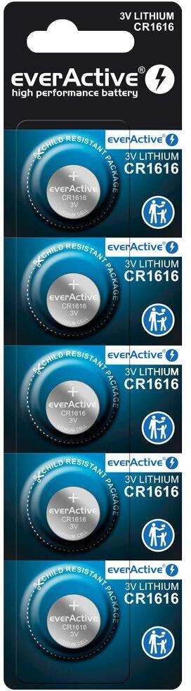 Bateria CR1616 everActive (blister 5 szt.)