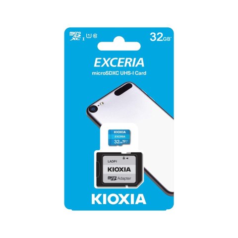 Karta pamięci microSD 32 GB UHS-I U1 Kioxia z adapterem