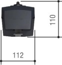 Zestaw CAME AXL 22 ECO TOP do 4,4m bram dwuskrzydłowych