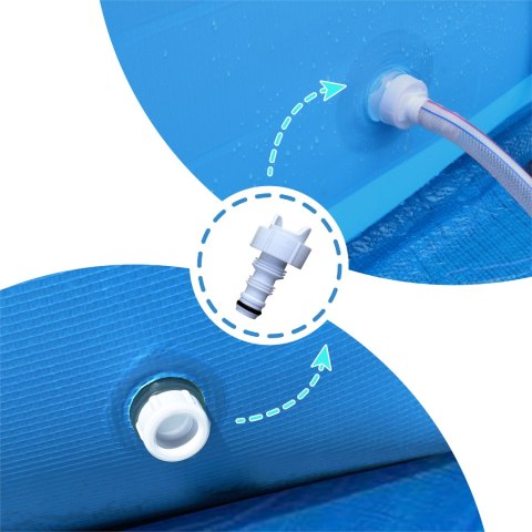 Basen stelażowy AVENLI Premimu okrągły 457x122 zestaw