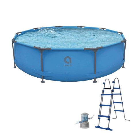 Basen stelażowy AVENLI Premium 366x100 zestaw