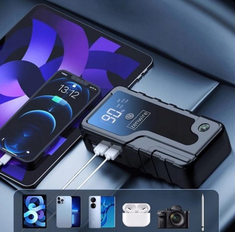 Booster Jump Starter 6400 mAh Powerbank Samochodowy Zenwire CY16