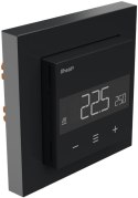 Termostat Heatit WiFi6 Black Matt Wi-Fi Thermostat 3600W 16A