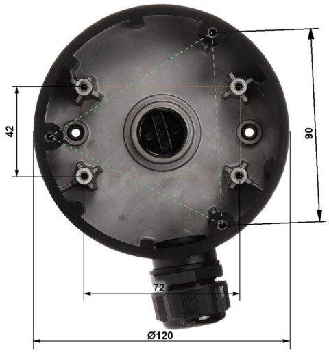 UCHWYT KAMERY STG-1280ZJ-DM46(BLACK)