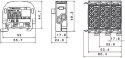 Blok rozdzielczy odgałęźny SCB 25 Al/Cu 80110 SIMBLOCK, brązowy 81501015
