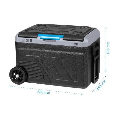 Profesjonalna lodówka turystyczna kompresorowa TEESA z funkcją mrożenia 40L DC12/24 AC 230V możliwość zasilania baterią, duże ko