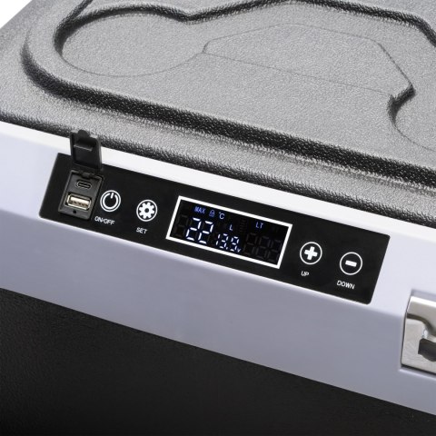 Profesjonalna lodówka turystyczna kompresorowa TEESA z funkcją mrożenia 40L DC12/24 AC 230V