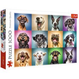 Puzzle - 1000 - Zabawne psie portrety - Trefl 10462