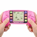 Elektroniczna Gra Konsola Do Gry Tetris Przenośna LCD Różowa