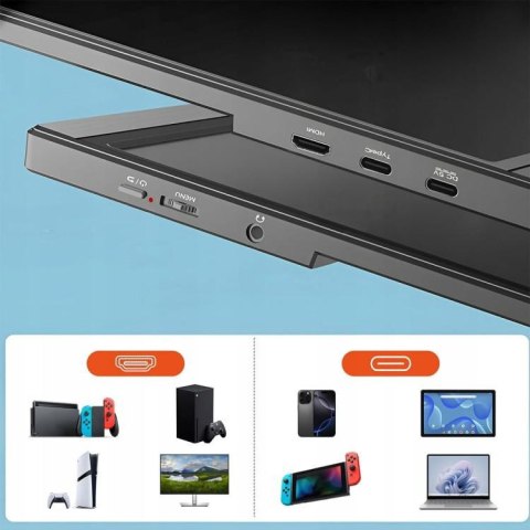 Monitor Przenośny Zenwire 15,6" Full HD 1920x1080 IPS HDR HDMI M9P