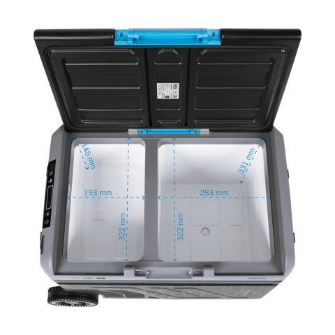 Profesjonalna lodówka turystyczna kompresorowa TEESA z funkcją mrożenia 40L DC12/24 AC 230V możliwość zasilania baterią , duże k