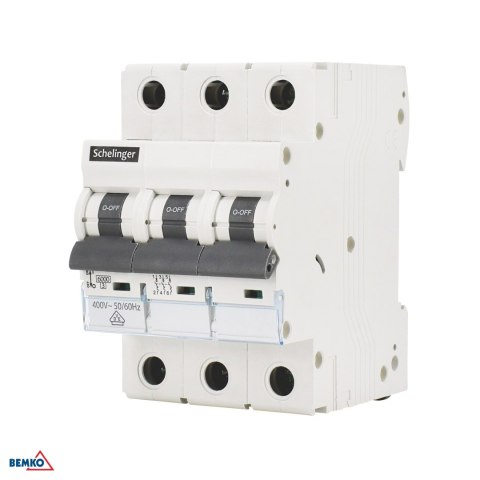 Wyłącznik nadprądowy 6KA 3P B 10A VDE SCHELINGER