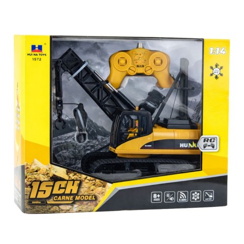 Żuraw Budowlany Z Dźwigiem Huina Zdalnie Sterowany RC 1:14