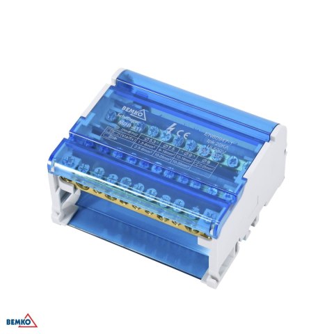 Blok rozdzielczy 60 zacisków 4x15 (11x5.3mm + 2x7.5mm + 2x9.1mm)