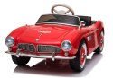Auto na Akumulator BMW Retro Dla Dzieci Pilot LED MP3 Czerwone Lakierowane
