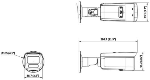 KAMERA IP DS-2CD2T43G2-4LI(2.8mm)
