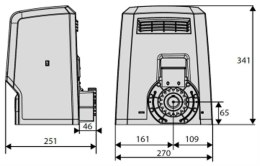 Napęd/siłownik BFT ARES ULTRA BT B1500 do 1500kg bram przesuwnych