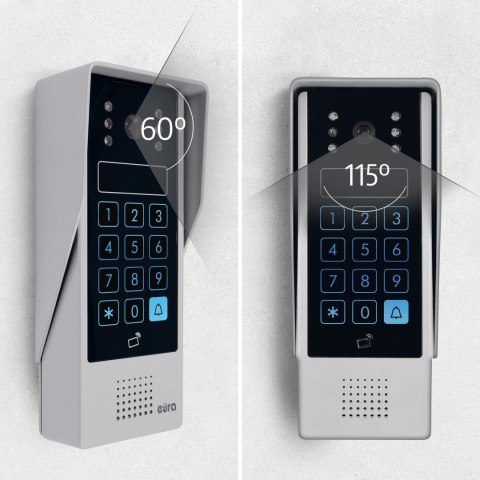 WIDEODOMOFON EURA VDP-90A3 DELTA + czarny monitor TUYA