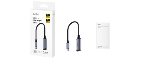 ADAPTER UH401 WTYK USB-C / GNIAZDO HDMI CUDY