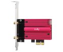 KARTA SIECIOWA WI-FI 7 PCIE WE9300S 2.4 GHz, 5 GHz, 6 GHz 688 Mb/s + 2882 Mb/s + 5760 Mb/s Wi-Fi 7 CUDY