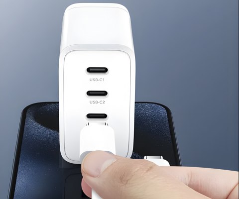 ŁADOWARKA SIECIOWA USB CH70_EU 65 W GaN CUDY