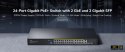 SWITCH POE GS1026PS2 24-PORTOWY SFP CUDY