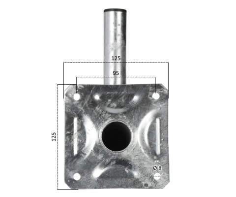 UCHWYT MUROWY UML-38L40/HDG