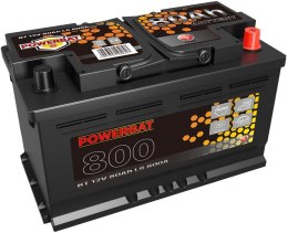 Akumulator AGM samochodowy START-STOP POWERBAT L4 12 V 80 Ah