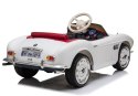 Auto na Akumulator BMW Retro Dla Dzieci Pilot Światło LED MP3 Białe