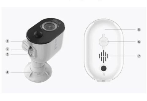 Kamera IP Reolink Argus Series B310 3MP Wi-Fi bateryjna