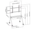 MOBILNY UCHWYT MONITORA BRATECK-TTF15-68FW BRATECK
