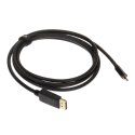 PRZEWÓD DP-W/DP-MINI-W-2M DISPLAYPORT / MINI DISPLAYPORT 4K UHD 2 m UNITEK